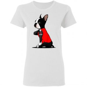 Boston Terrier Tattoos I Love Mom Shirt, Long Sleeve