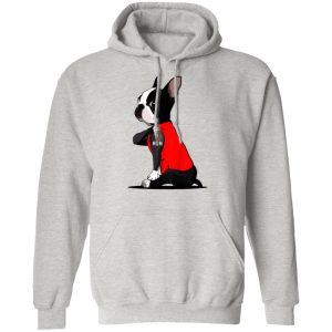 Boston Terrier Tattoos I Love Mom Shirt, Long Sleeve