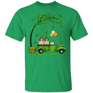 Blue Truck Pickup Australian shepherd St Patricks Day Irish T-Shirt, Long Sleeve, Tank Top