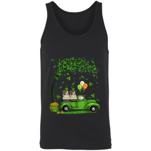 Blue Truck Pickup Australian shepherd St Patricks Day Irish T-Shirt, Long Sleeve, Tank Top