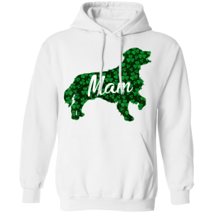 St Patrick Day Shamrock Irish Golden Retriever Dog Mam T-Shirt, Hoodie, Long Sleeve