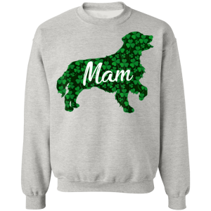 St Patrick Day Shamrock Irish Golden Retriever Dog Mam T-Shirt, Hoodie, Long Sleeve