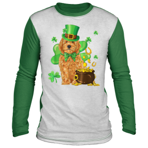 Goldendoodle St Patricks Day Irish Dog T-Shirt, Long Sleeve, Hoodie