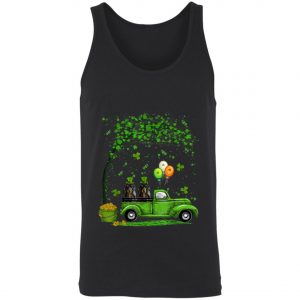 Blue Truck Pickup Dachshund St Patricks Day Dog Lovers T-Shirt, Long Sleeve, Tank Top