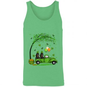 Blue Truck Pickup Dachshund St Patricks Day Dog Lovers T-Shirt, Long Sleeve, Tank Top