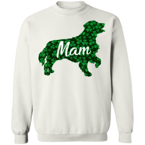 St Patrick Day Shamrock Irish Golden Retriever Dog Mam T-Shirt, Hoodie, Long Sleeve