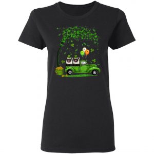 Blue Truck Pickup Pug St Patricks Day Dog Lovers T-Shirt, Long Sleeve, Tank Top