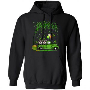 Blue Truck Pickup Pug St Patricks Day Irish T-Shirt, Long Sleeve, Tank Top