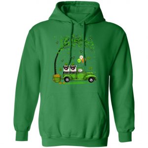 Blue Truck Pickup Pug St Patricks Day Irish T-Shirt, Long Sleeve, Tank Top