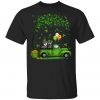 Blue Truck Pickup Pug St Patricks Day Irish T-Shirt, Long Sleeve, Tank Top