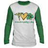 Plaid Shamrock Shirt Leopard Camouflage Fun St Patricks Day T-Shirt