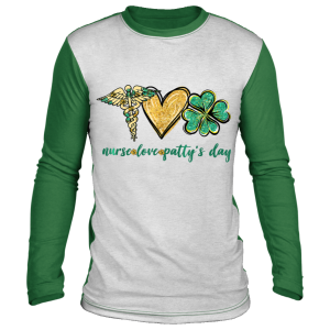 Nurse Love Shamrock Pattys Day Funny Patricks Day T-Shirt, Long Sleeve, Hoodie Nurse Love Shamrock Pattys Day Funny Patricks Day T-Shirt, Long Sleeve, Hoodie