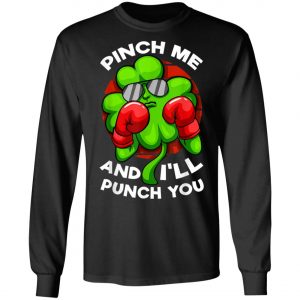 Boxing Clover st Patricks Day Boys Girls Punching Boxers T-Shirt, Long Sleeve, Tank Top