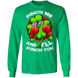 Boxing Clover st Patricks Day Boys Girls Punching Boxers T-Shirt, Long Sleeve, Tank Top