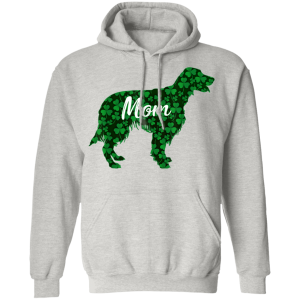 St Patrick Day Shamrock Irish Red Setter Dog Mom T-Shirt, Hoodie, Long Sleeve