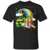 Boy Riding Irish Shark Funny St Patricks Day Kids T-Shirt, Long Sleeve, Tank Top