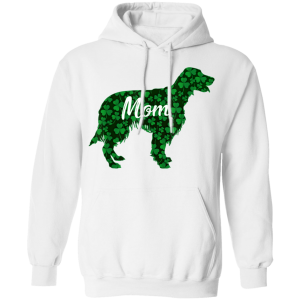 St Patrick Day Shamrock Irish Red Setter Dog Mom T-Shirt, Hoodie, Long Sleeve