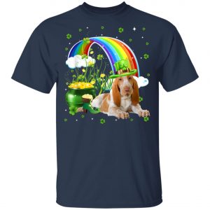 Bracco Italiano St Patricks Day Irish Shamrock Dog T-Shirt, Long Sleeve, Tank Top
