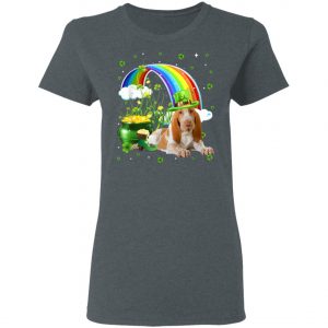 Bracco Italiano St Patricks Day Irish Shamrock Dog T-Shirt, Long Sleeve, Tank Top