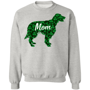 St Patrick Day Shamrock Irish Red Setter Dog Mom T-Shirt, Hoodie, Long Sleeve