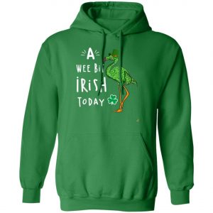 A Wee Bit Irish Today Flamingo Leprechaun St Patricks Day Shirt, Tank Top