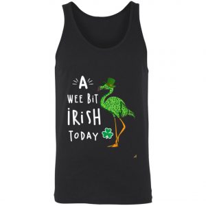 A Wee Bit Irish Today Flamingo Leprechaun St Patricks Day Shirt, Tank Top