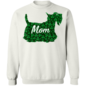 St Patrick Day Shamrock Scottish Dog Mom Outfit Irish T-Shirt, Hoodie, Long Sleeve