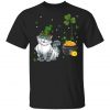 Cat Lover Lucky Charm St Patrick Day T-Shirt, Long Sleeve, Tank Top