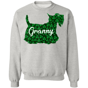 St Patrick Day Shamrock Scottish Dog Mom Outfit Irish Granny T-Shirt, Hoodie, Long Sleeve