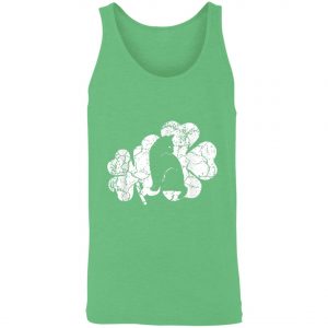 Cat St Patricks Day Irish American Flag Cat T-Shirt, Long Sleeve, Tank Top
