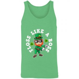 Flossing Leprechaun St. Patricks Day Irish Shamrock Gift T-Shirt, Long Sleeve, Hoodie
