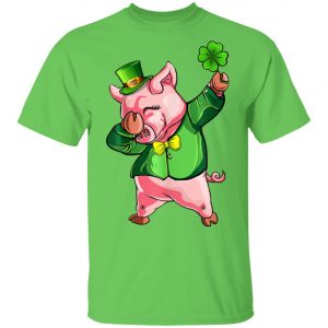 Dabbing Pig Lovers Irish Shirt St Patricks Day Shamrock T-Shirt, Long Sleeve, Hoodie