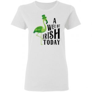 A Wee Bit Irish Today Dinosaur T-Rex St. Patricks Day Shirt, Long Sleeve