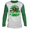St Patricks Day Shirt- HAPPY ST PAT-REX DAY Dinosaurs T-Shirt, Long Sleeve, Hoodie