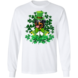 Shamrock Rottweiler St Patricks day Costume T-Shirt, Hoodie, Long Sleeve