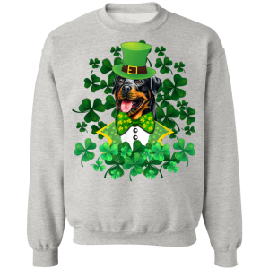Shamrock Rottweiler St Patricks day Costume T-Shirt, Hoodie, Long Sleeve