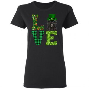Love Portuguese Water Dog St Patricks Day Leprechaun T-Shirt, Long Sleeve, Hoodie