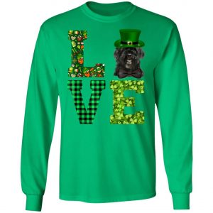 Love Portuguese Water Dog St Patricks Day Leprechaun T-Shirt, Long Sleeve, Hoodie