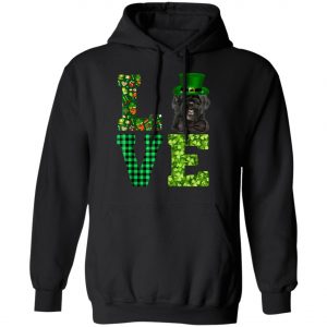 Love Portuguese Water Dog St Patricks Day Leprechaun T-Shirt, Long Sleeve, Hoodie