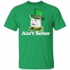 A Wee Bit Irish Today Flamingo St. Patricks Day Shirt, Long Sleeve