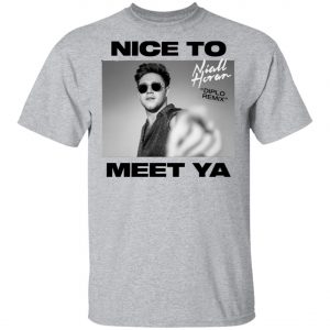 Niall Horan Shirt - Nice To Meet Ya White Hoodie, Long Sleeve