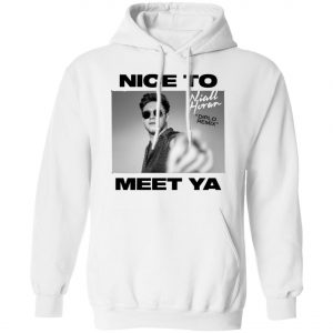 Niall Horan Shirt - Nice To Meet Ya White Hoodie, Long Sleeve