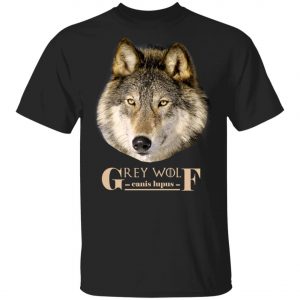 Canis Lupus Grey Wolf Timber Wolf Unisex Eco Friendly Shirt, Hoodie, Long Sleeve