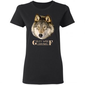 Canis Lupus Grey Wolf Timber Wolf Unisex Eco Friendly Shirt, Hoodie, Long Sleeve