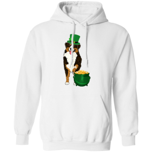 Lucky American Shepherd St Patricks Day T-Shirt, Long Sleeve, Hoodie