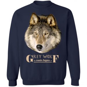 Canis Lupus Grey Wolf Timber Wolf Unisex Eco Friendly Shirt, Hoodie, Long Sleeve