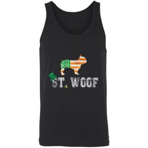 St. Patricks Day Flag American St. Woof French Bulldog T-Shirt, Hoodie, Long Sleeve