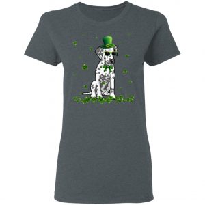 St.Patricks Day Dalmatian Hat Shamrock T-Shirt, Hoodie, Long Sleeve