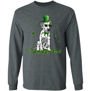 St.Patricks Day Dalmatian Hat Shamrock T-Shirt, Hoodie, Long Sleeve