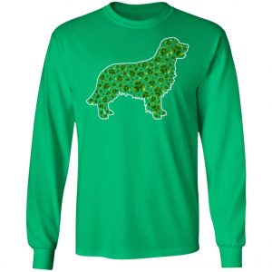 St.Patricks Day Dog Lover Fun Golden Retriever Shamrock T-Shirt, Hoodie, Long Sleeve